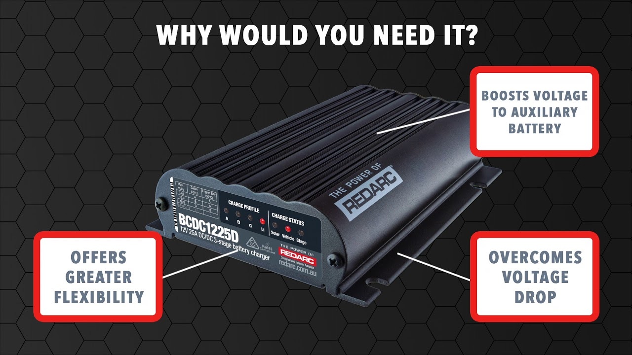 Redarc 24V 20A In-Vehicle DC-DC Battery Charger