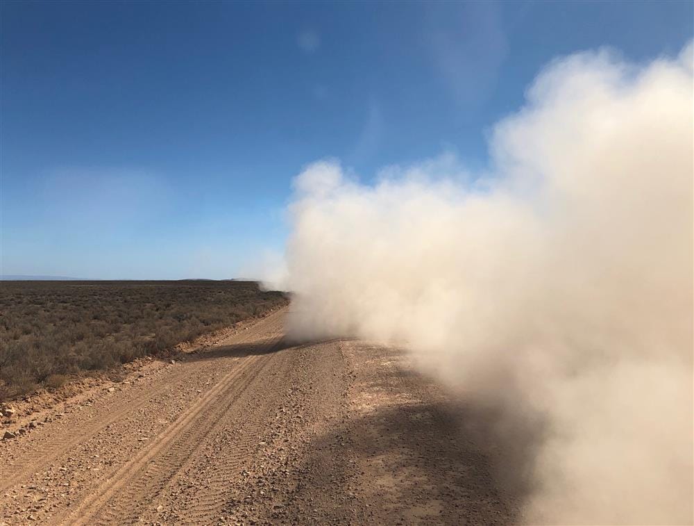 dusty road