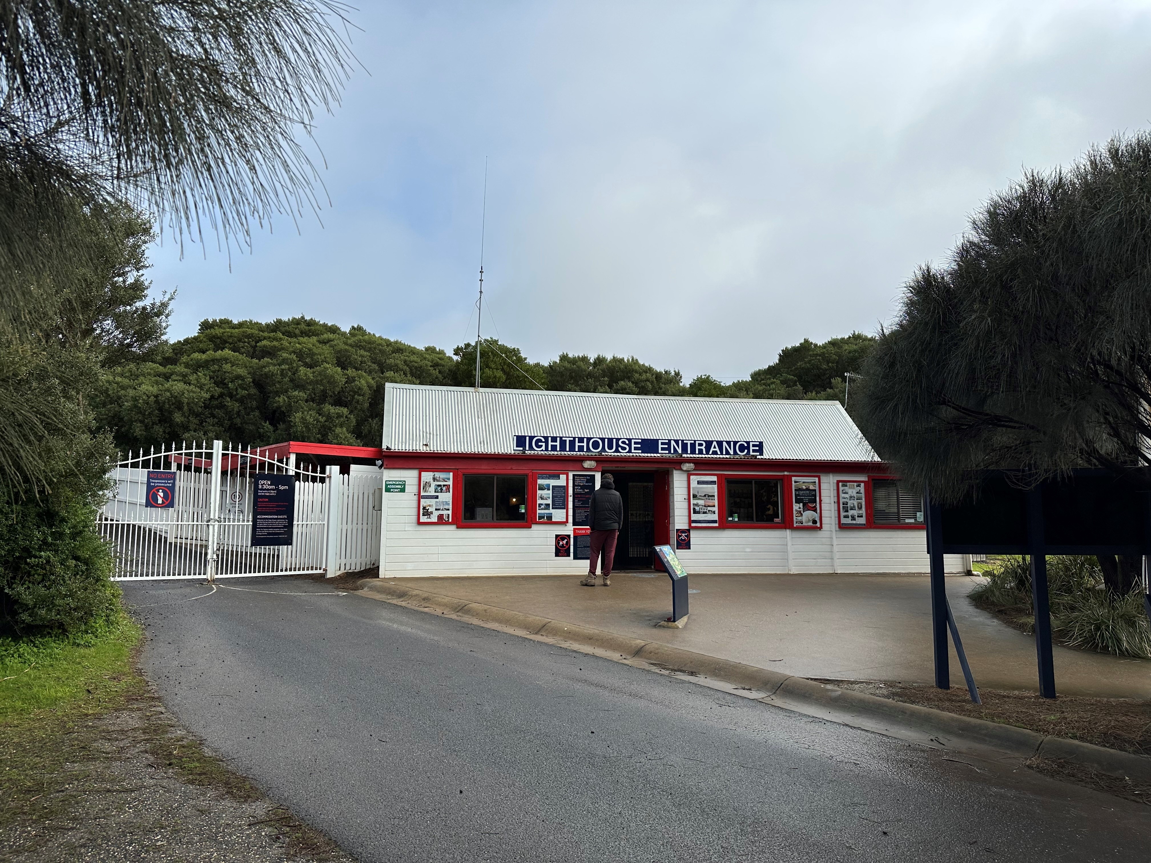 Camp Otway Lighthouse Camping Entrance