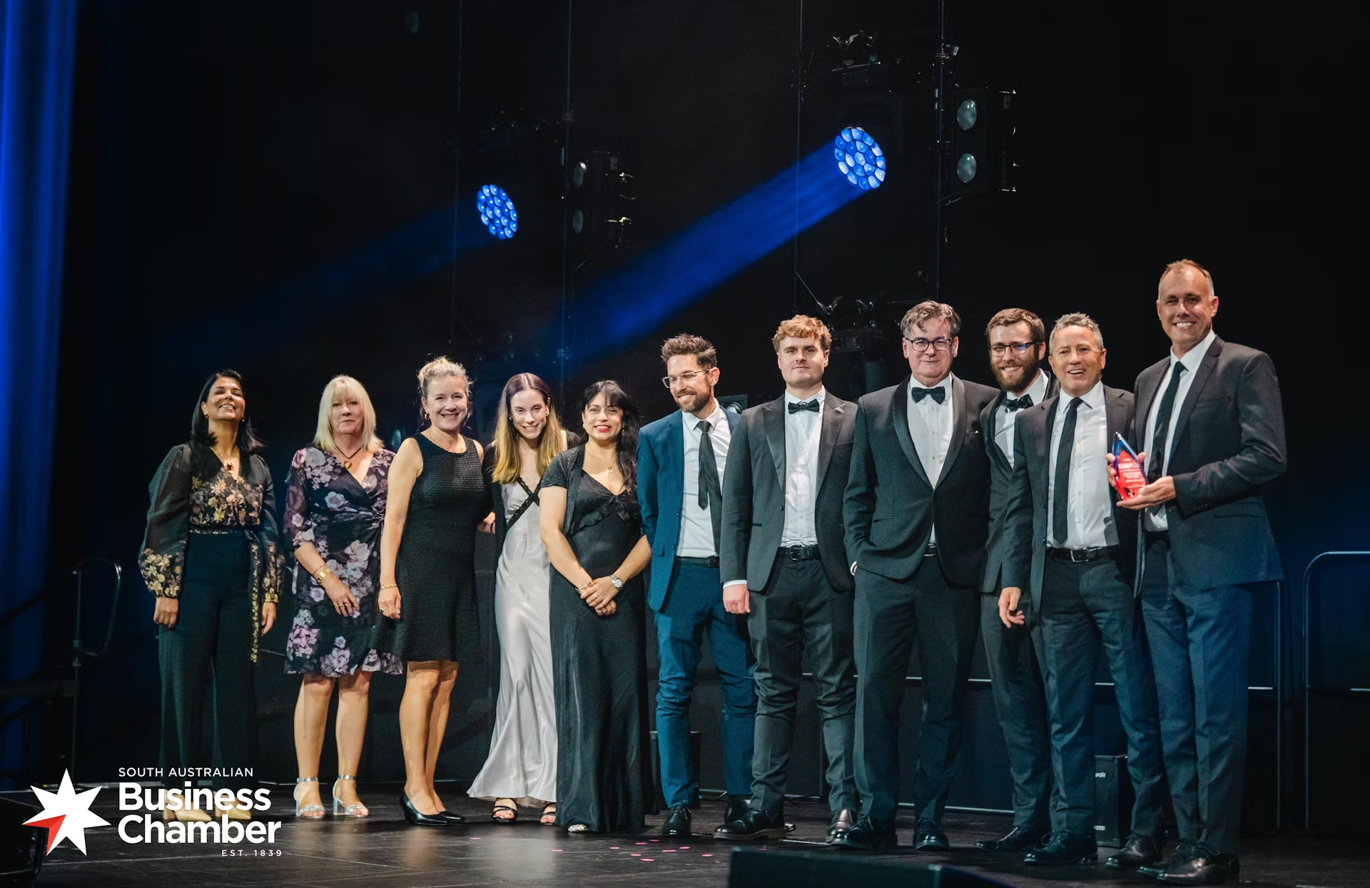 The REDARC team at the Business SA Awards